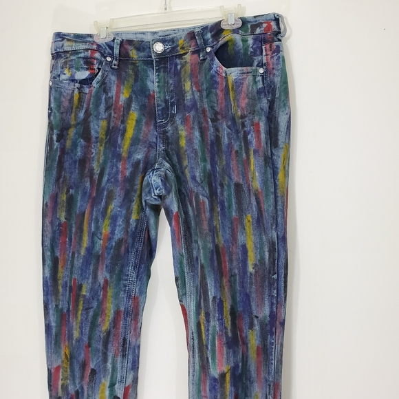 Ashley Stewart Multicolor Jeans, Size 16 - Picture 3 of 9